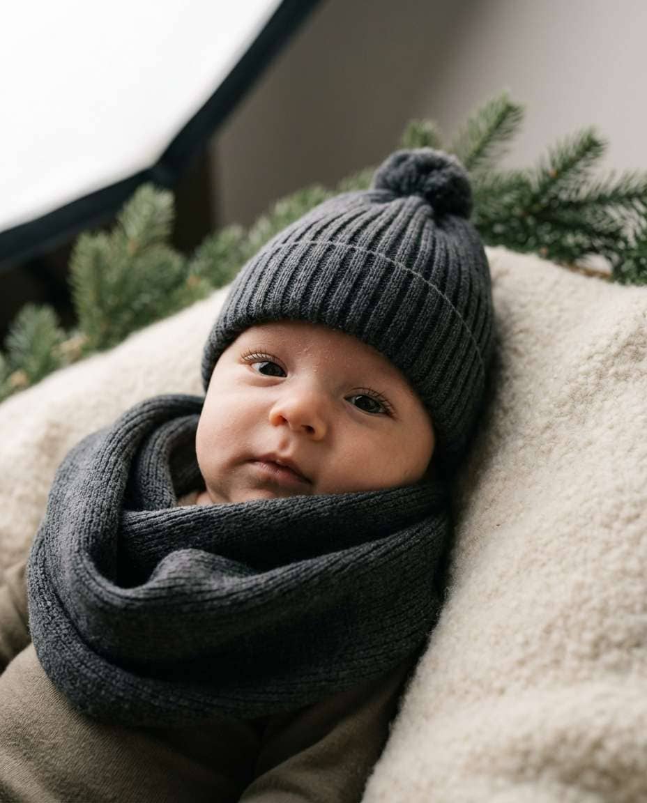 knit hat closeup photo