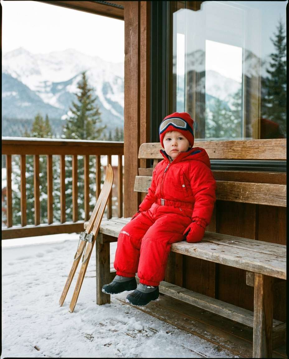 tiny skier vibe photo