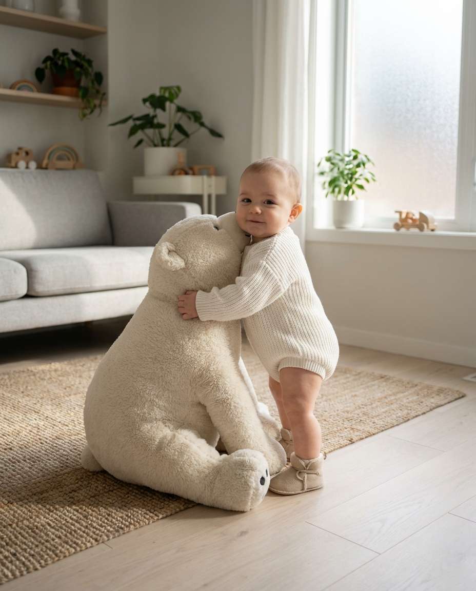 polar bear plush photo