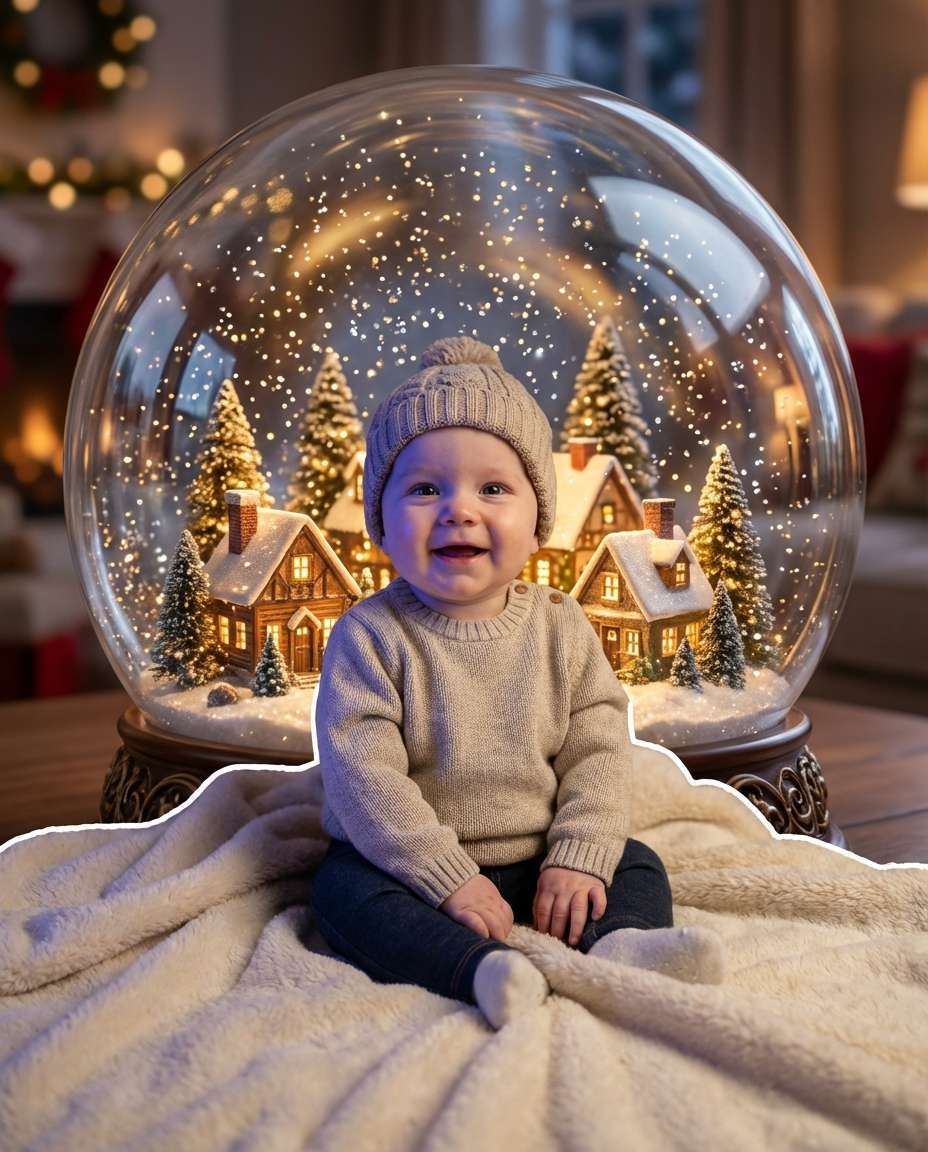 snow globe concept photo