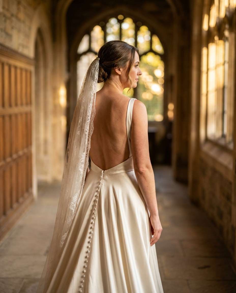backless dress moment photo