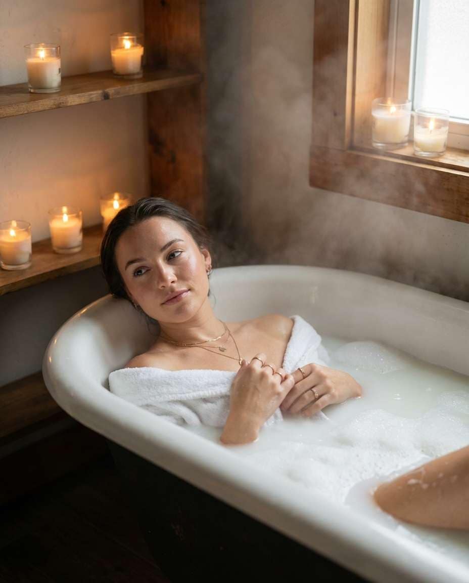 candlelit milk photo