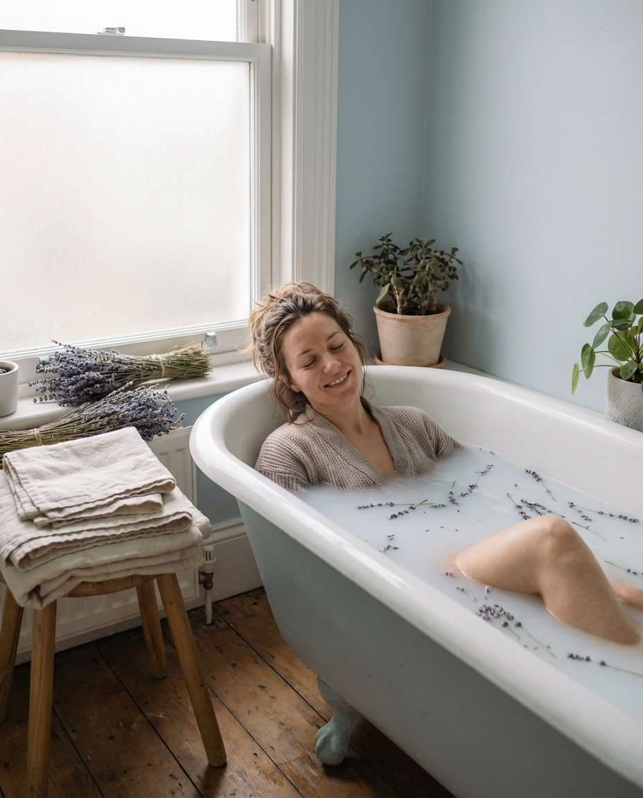 lavender relax scene photo