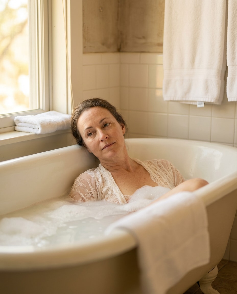 milk lace robe photo