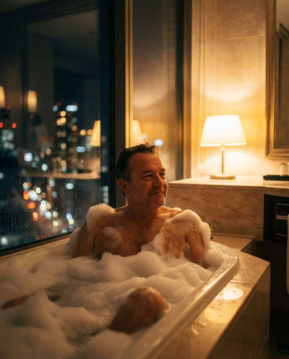 luxury hotel tub photo