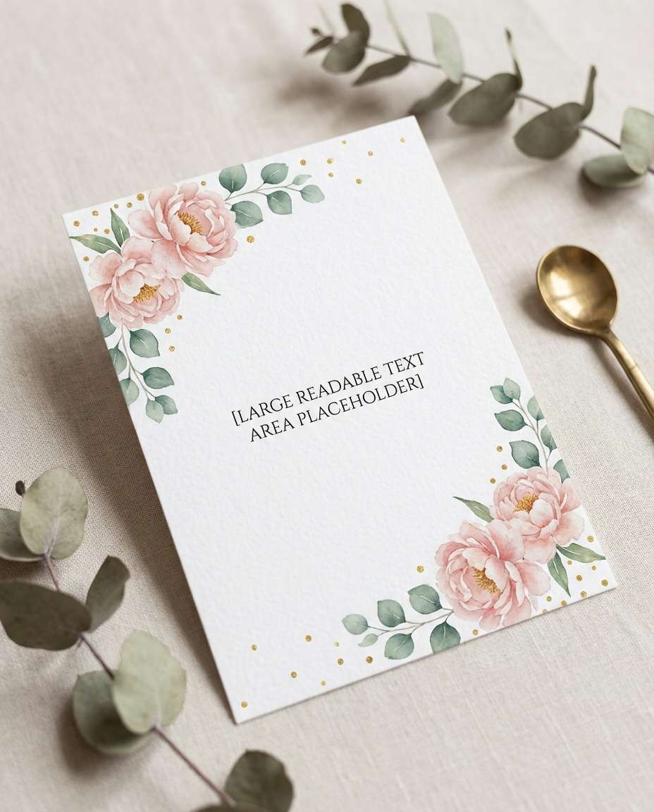 floral corner frame photo