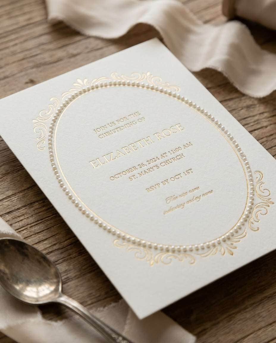 pearl border classic photo