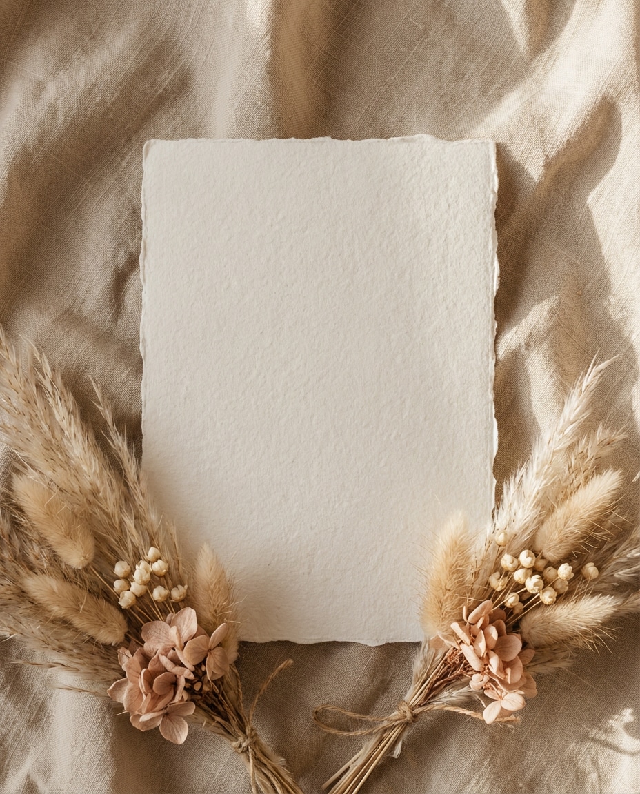 boho pampas soft photo