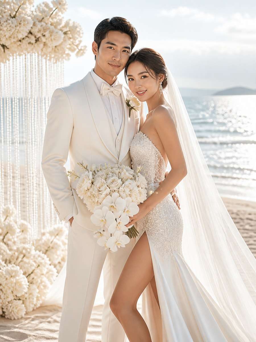 Pearl White Coastal Glamour photo