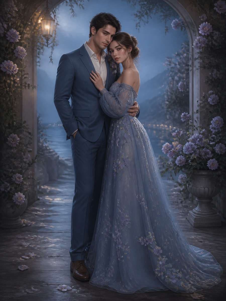 Dusty Blue Romance photo