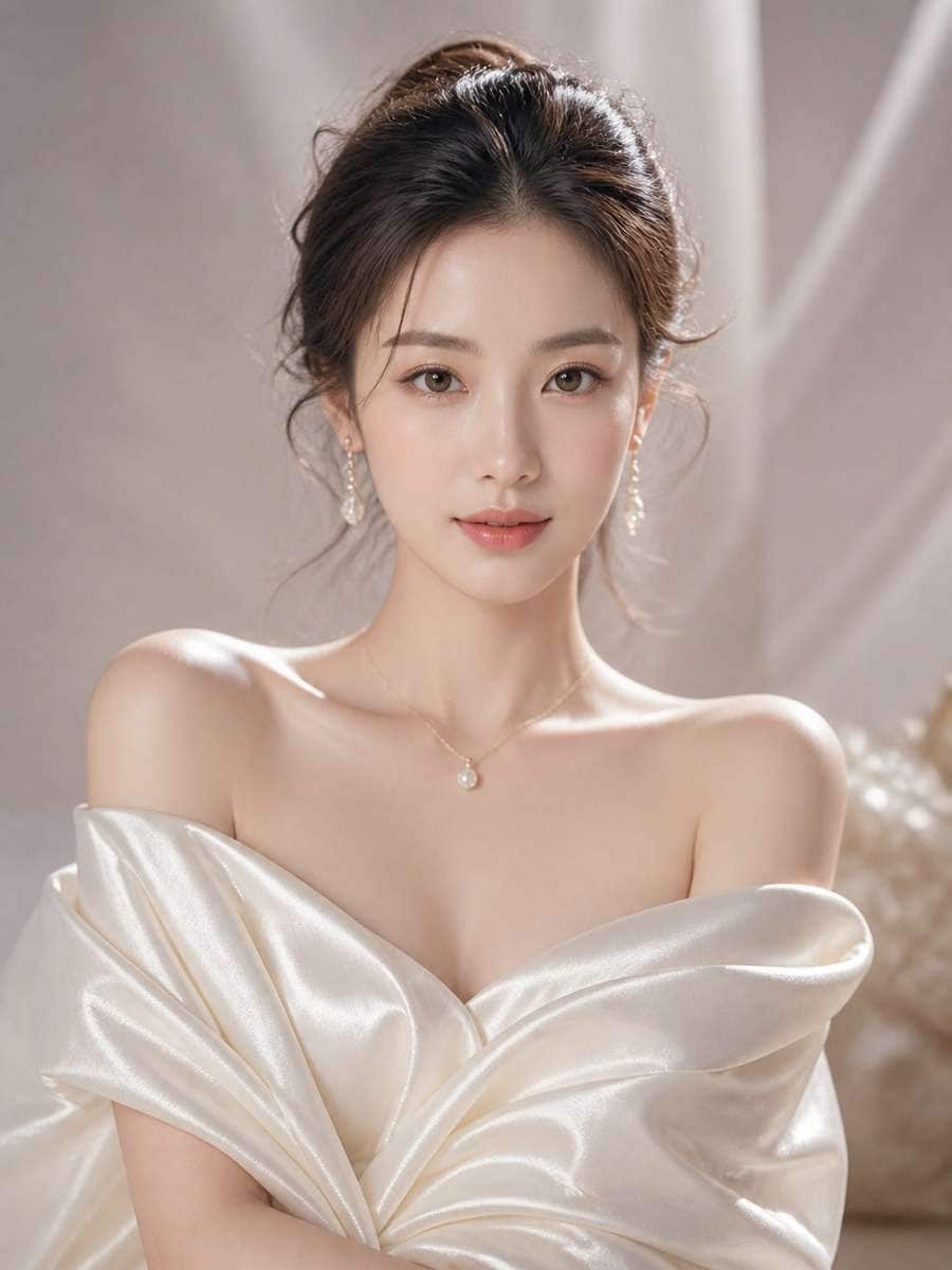 Pearl Glow Portrait photo