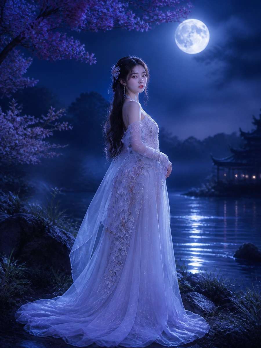 Moonlit Dream Portrait photo