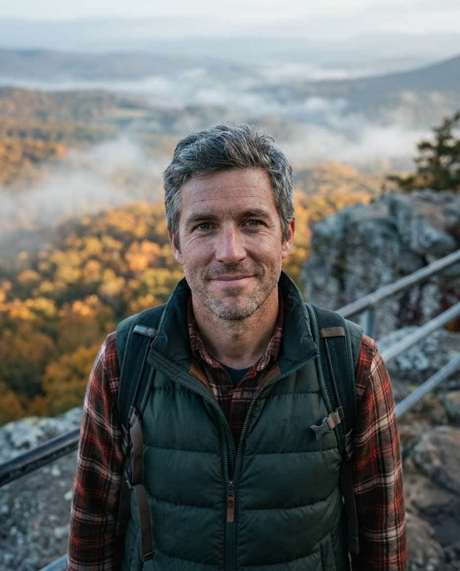 mountain overlook chill photo