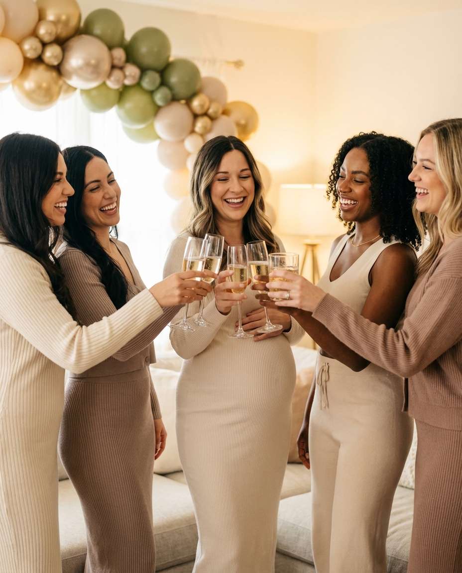 friends toast moment photo