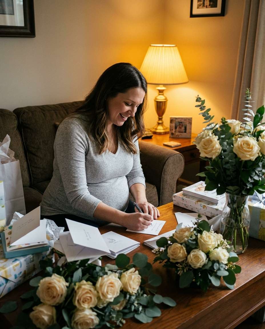 cozy card writing table photo
