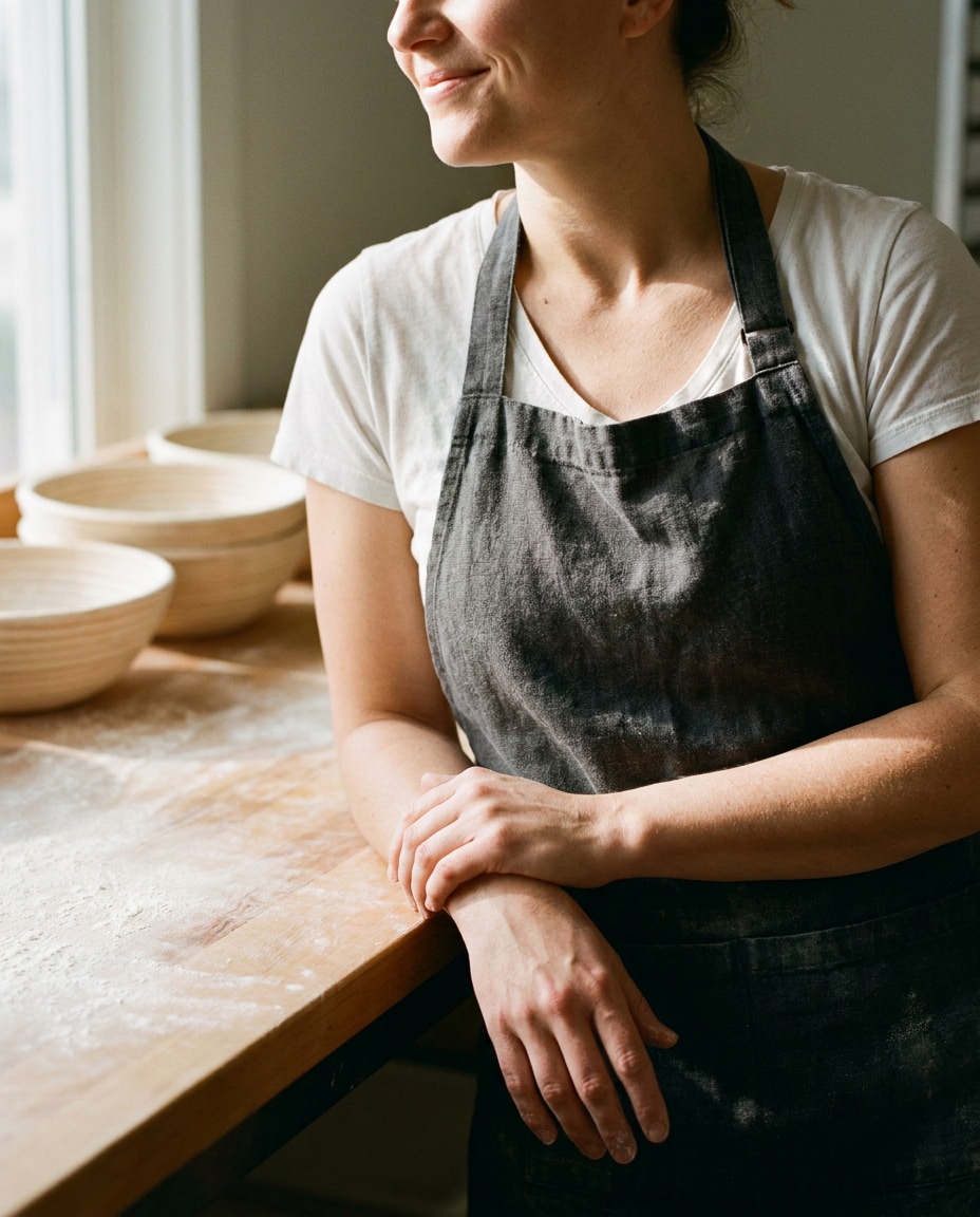 window light dough table photo