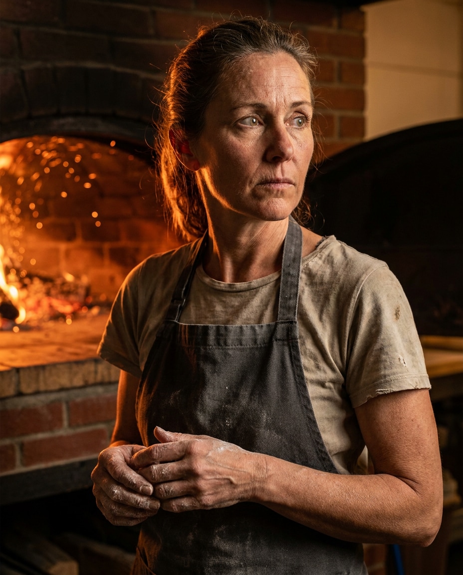 cinematic oven glow photo