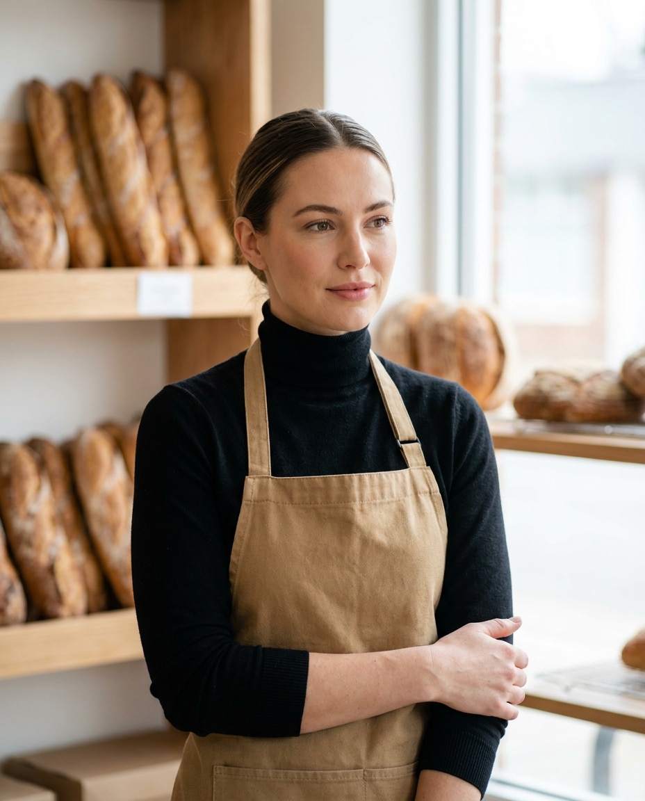 modern bakery owner photo