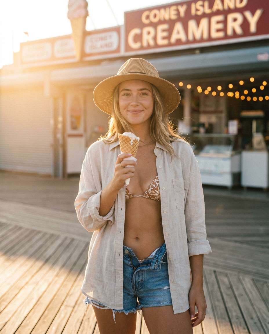 boardwalk street style photo