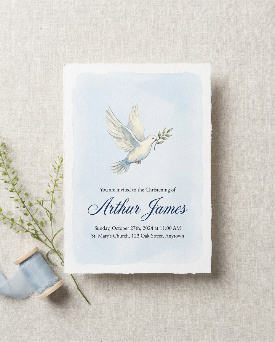 watercolor dove theme photo