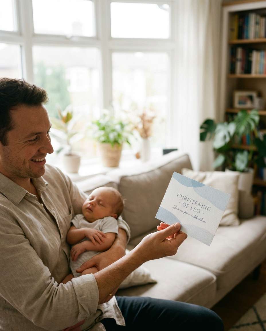 parent and baby setup photo