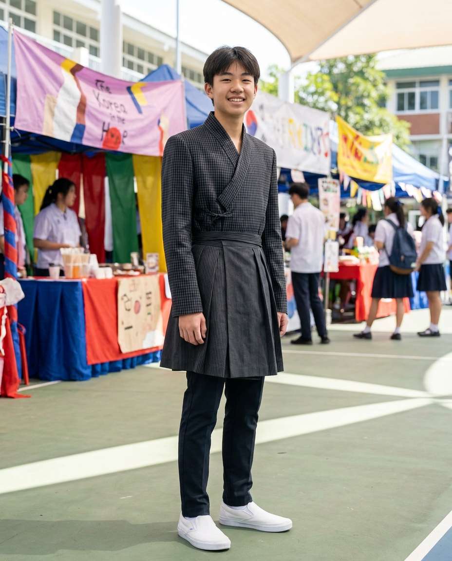 school festival look photo