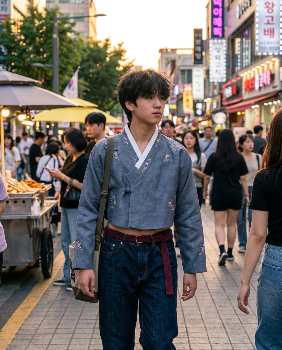 denim meets jeogori photo