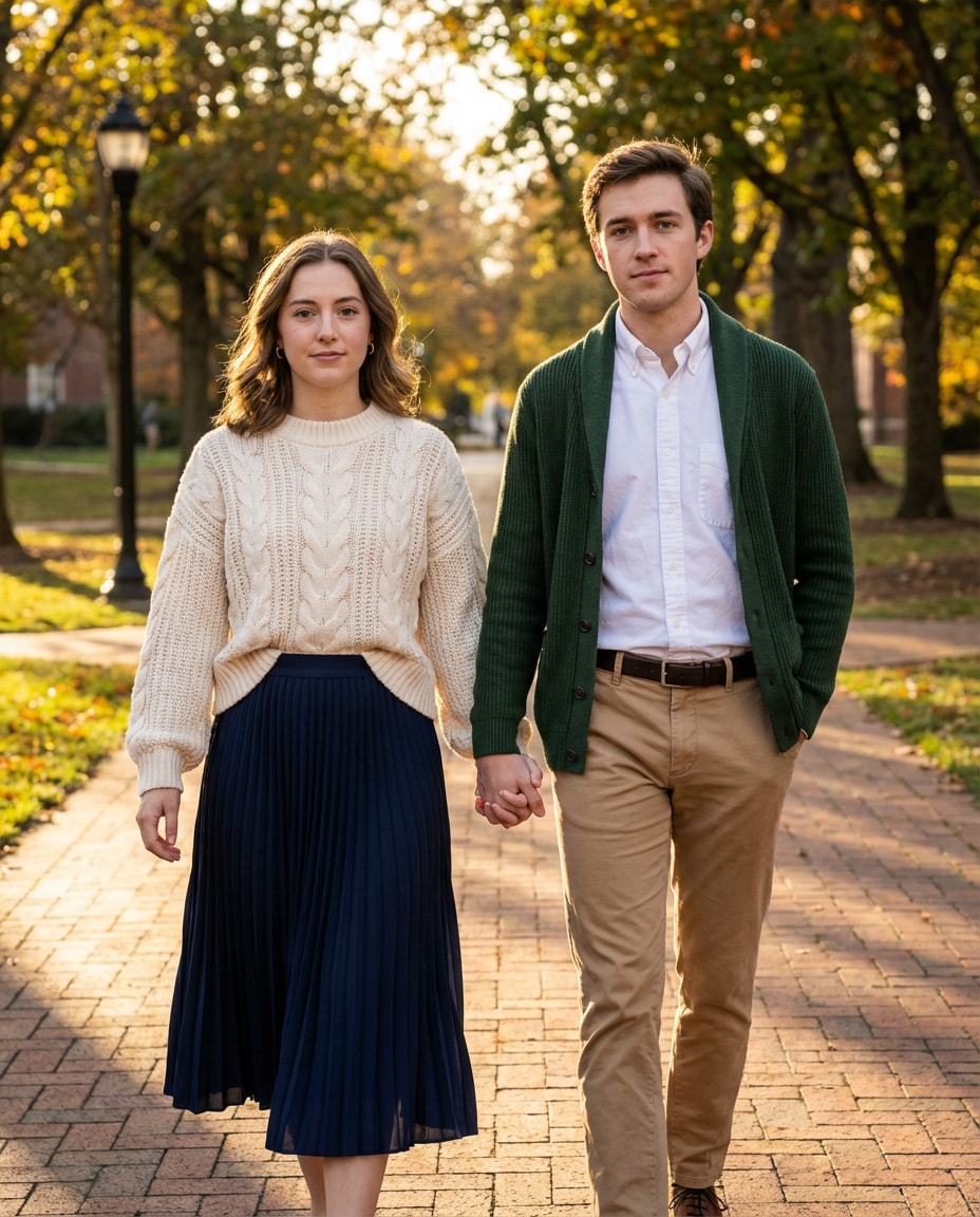 preppy knit set photo