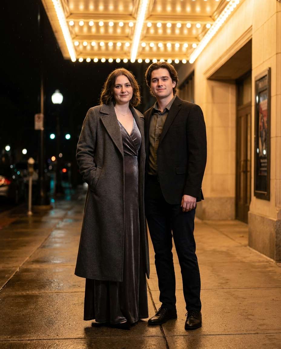 evening coat swap photo