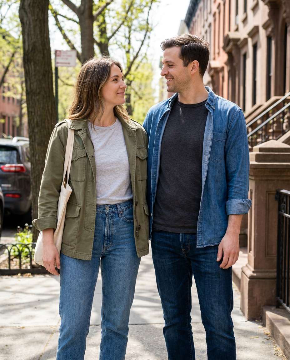 casual weekend denim photo