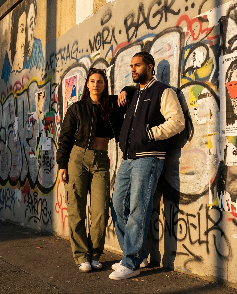 streetwear contrast photo