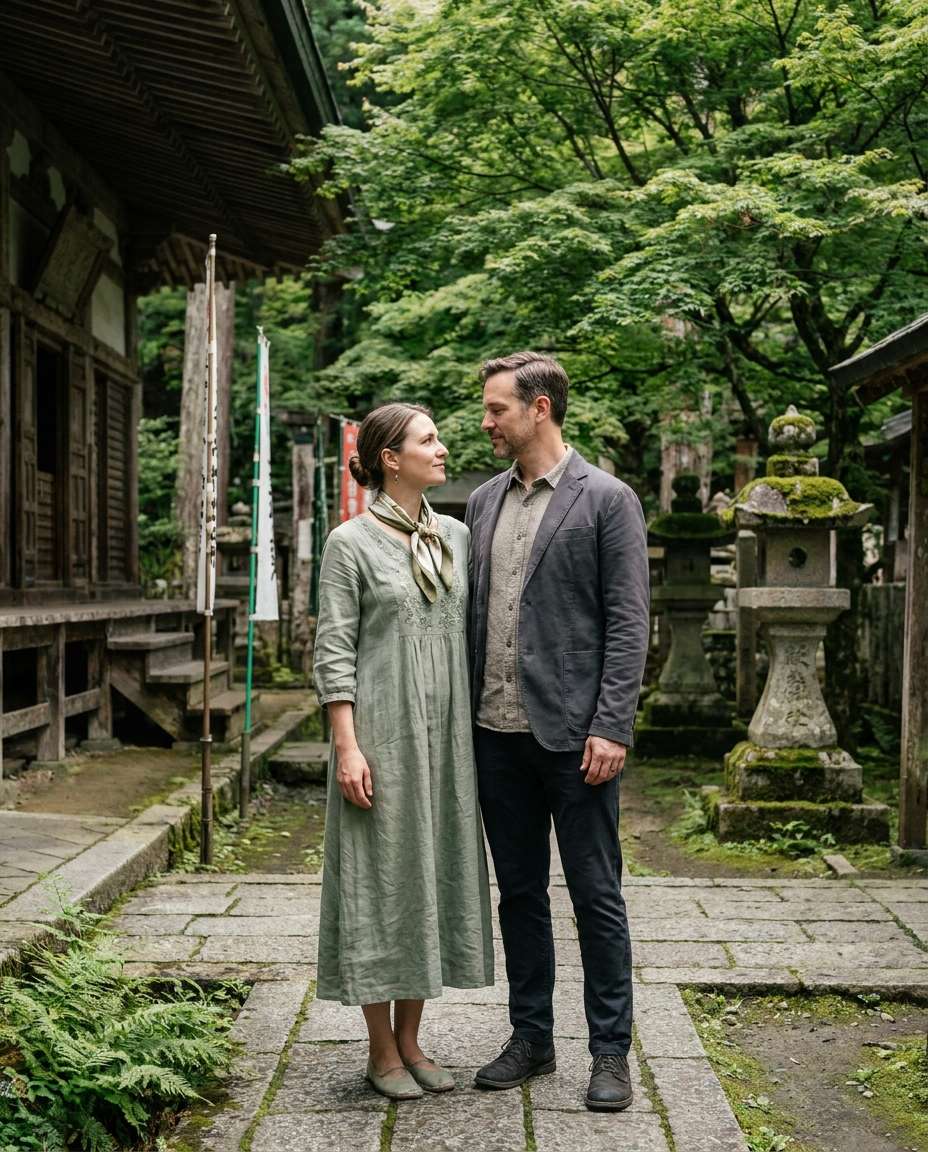 temple courtyard calm photo