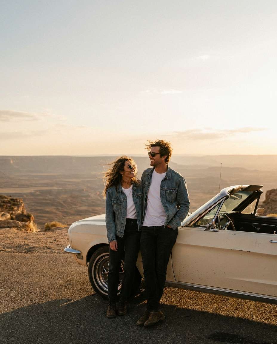 desert road trip photo