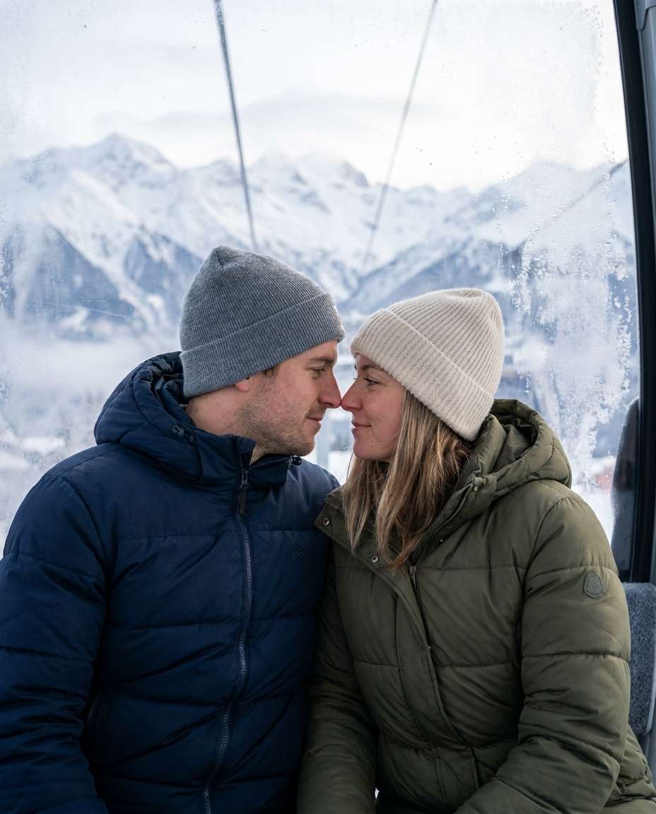 alpine cable car photo