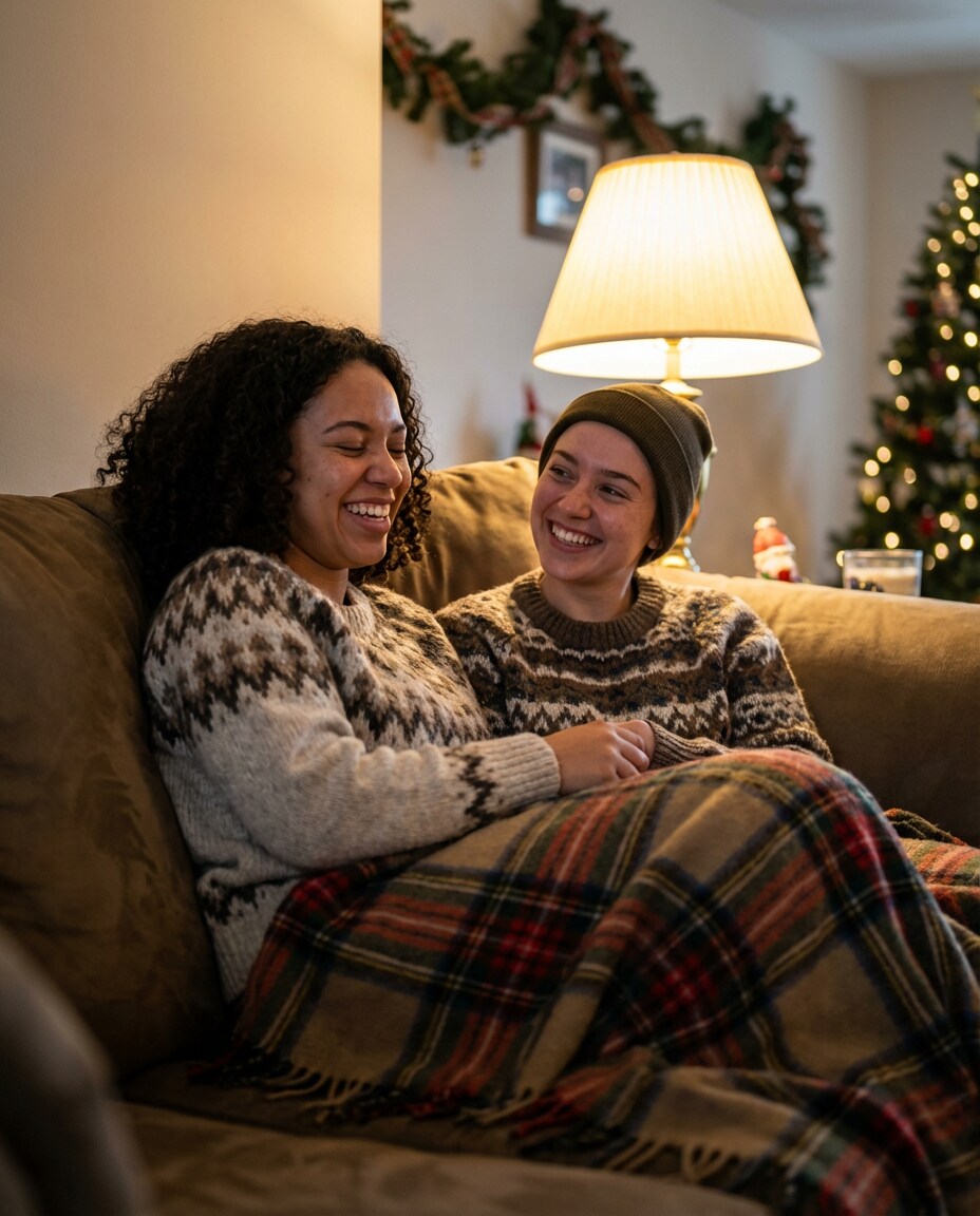 holiday sweater warmth photo
