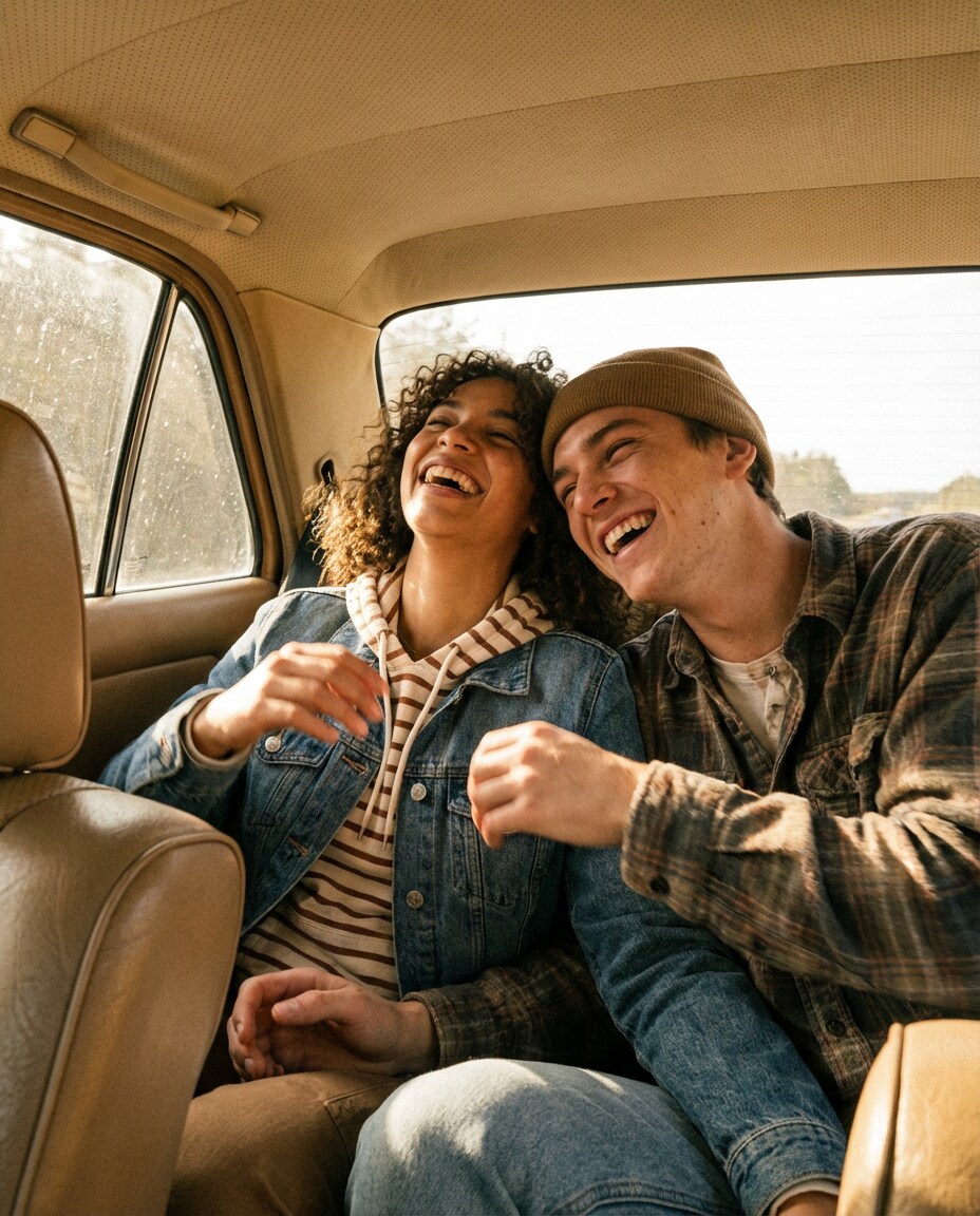 car ride snapshot photo