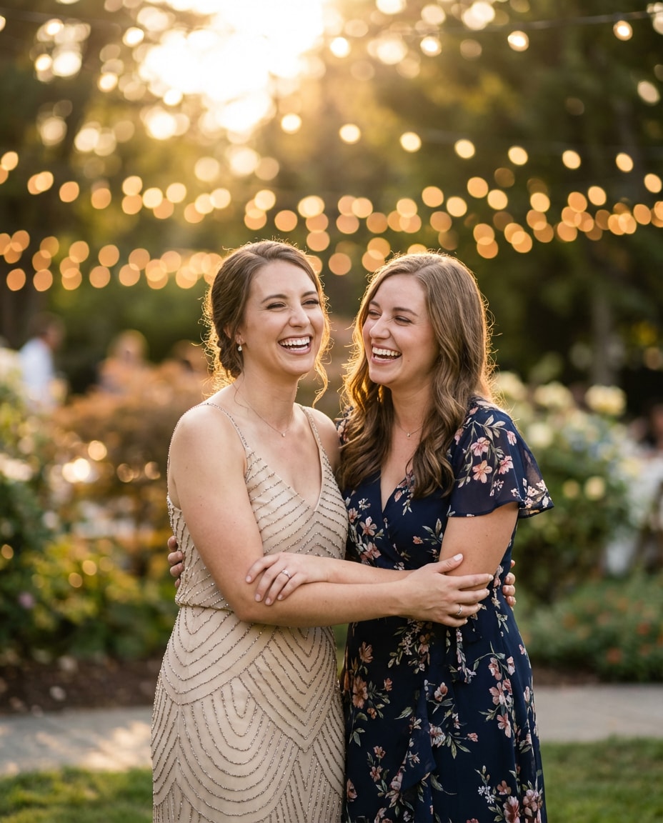 wedding guest elegance photo