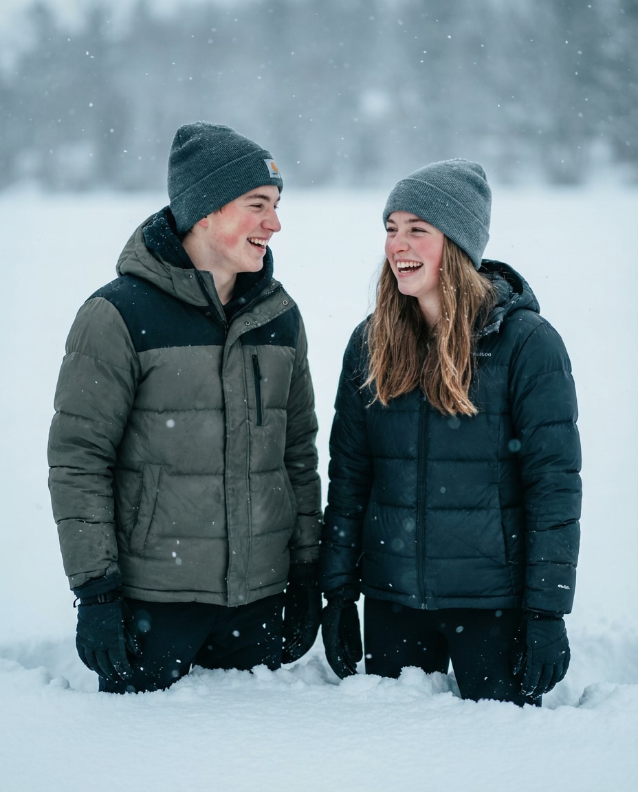 winter snow day photo