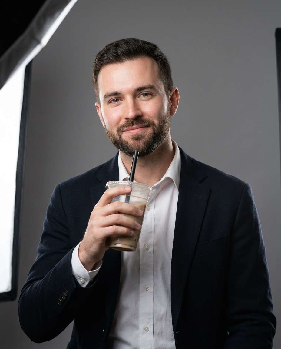 studio gray headshot photo