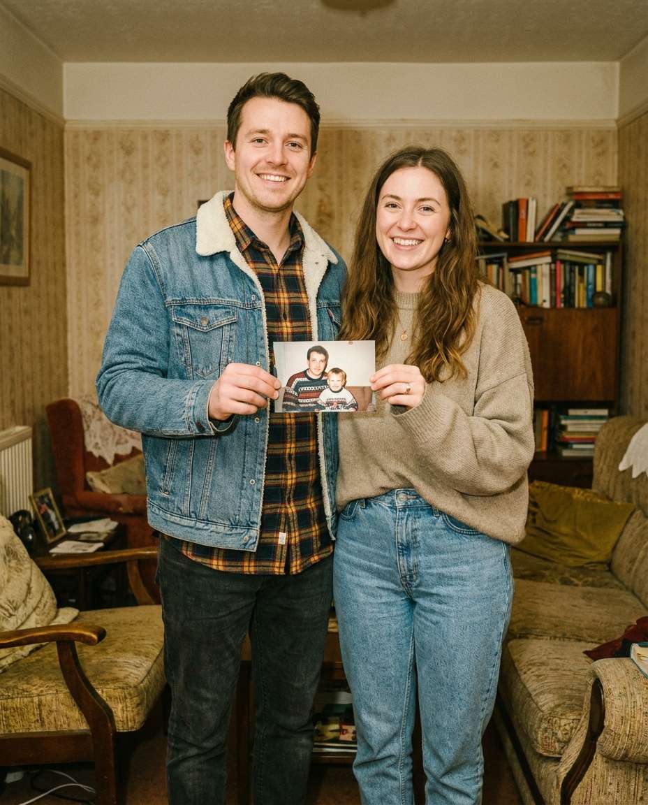 vintage polaroid moment photo