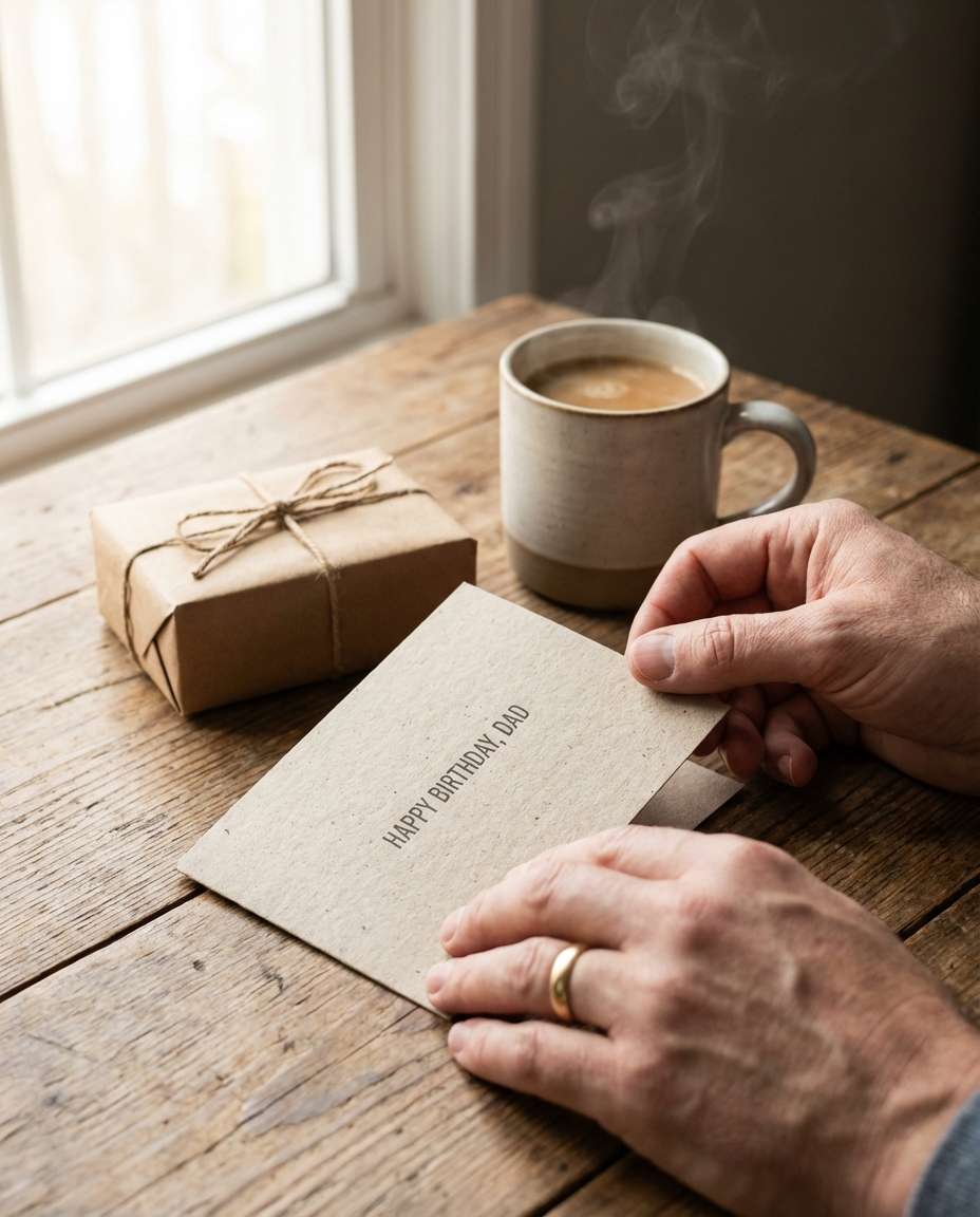 hands and card detail photo