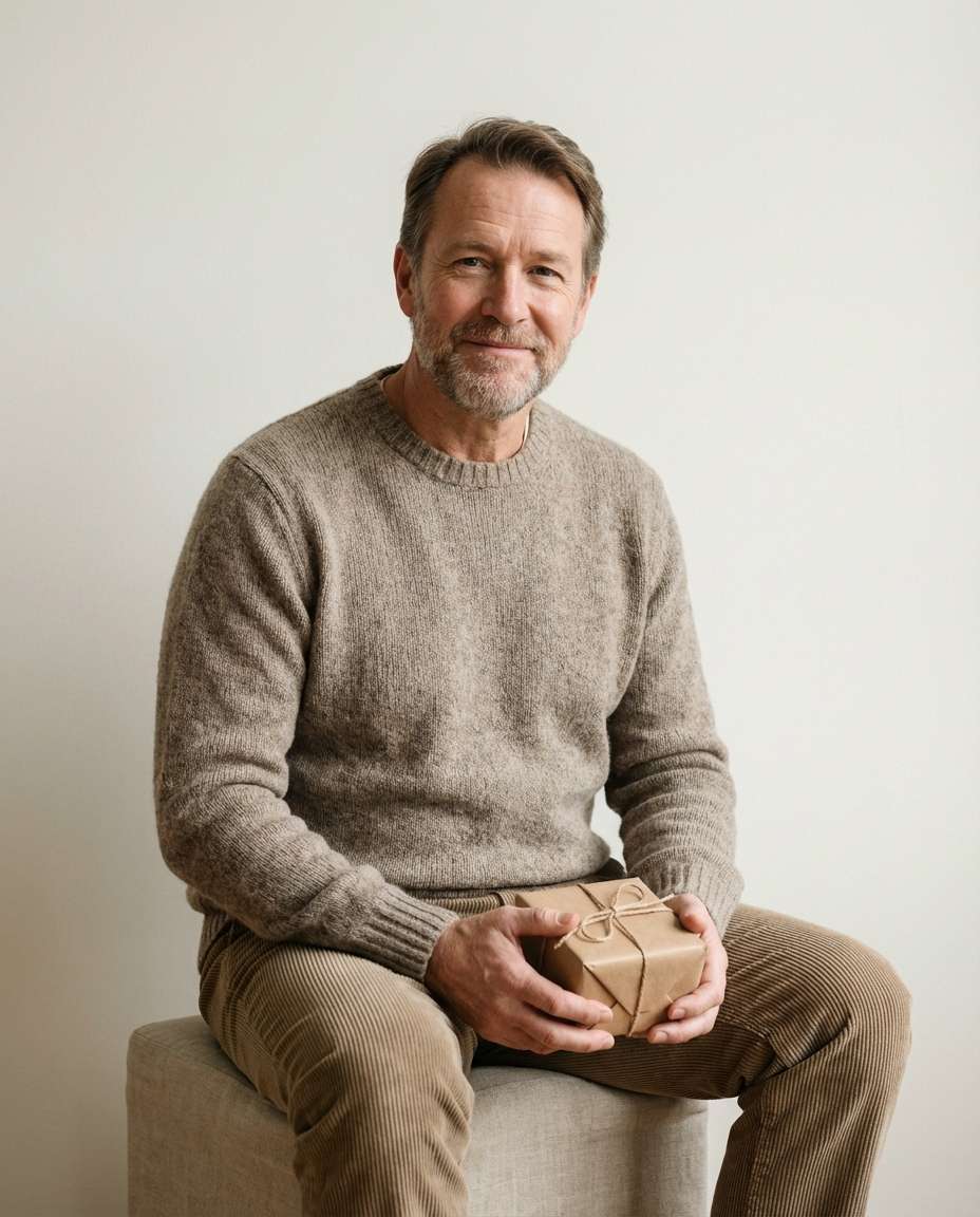 minimal gift portrait photo