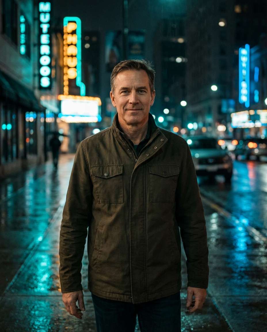 night city neon photo