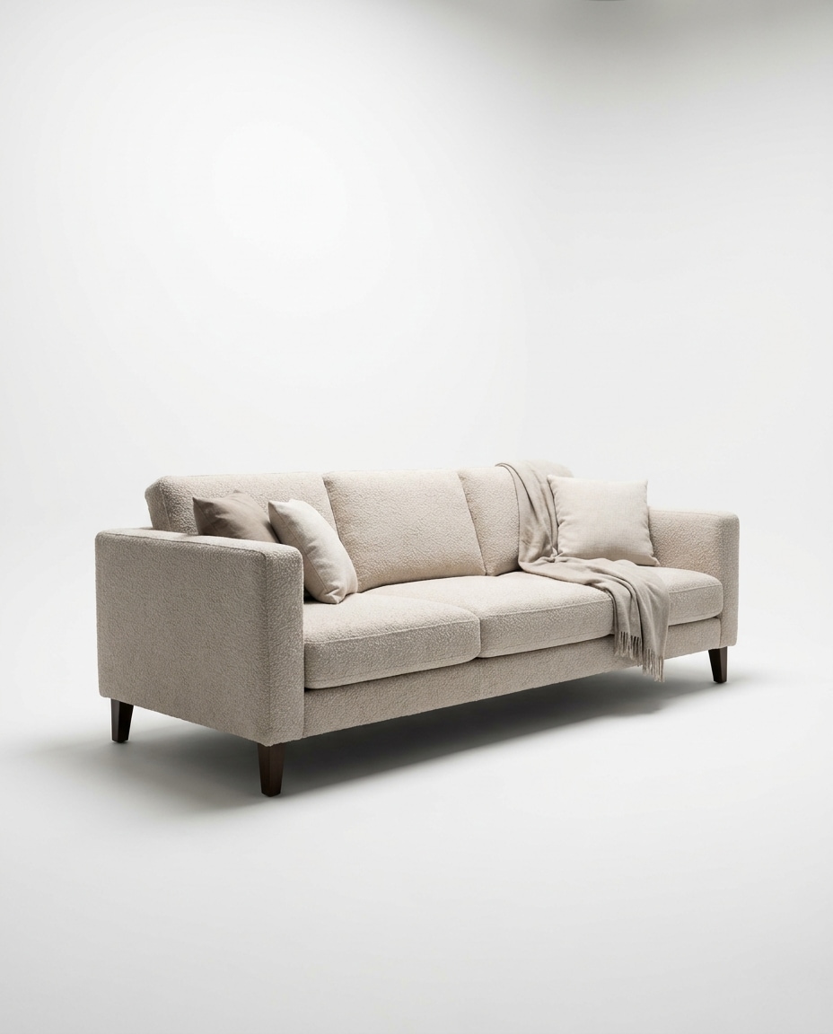 white seamless sofa photo