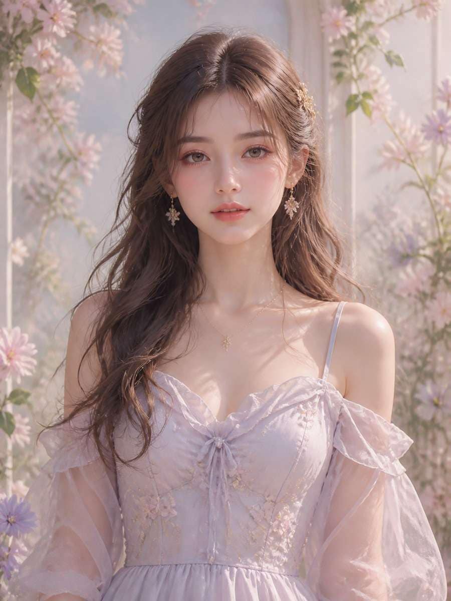 Soft Anime-Inspired Realism photo