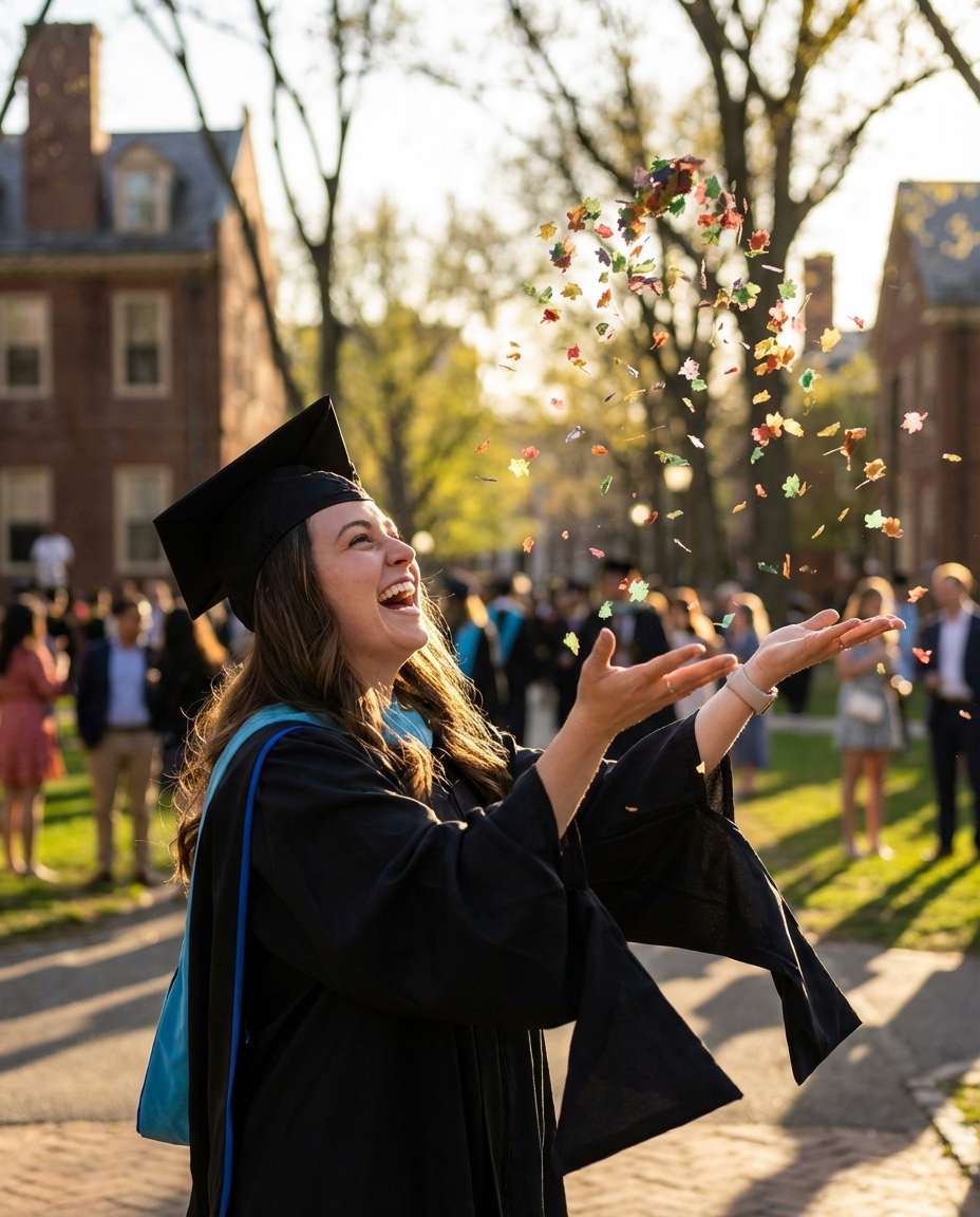 confetti burst moment photo