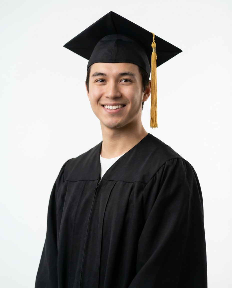 minimal white studio photo