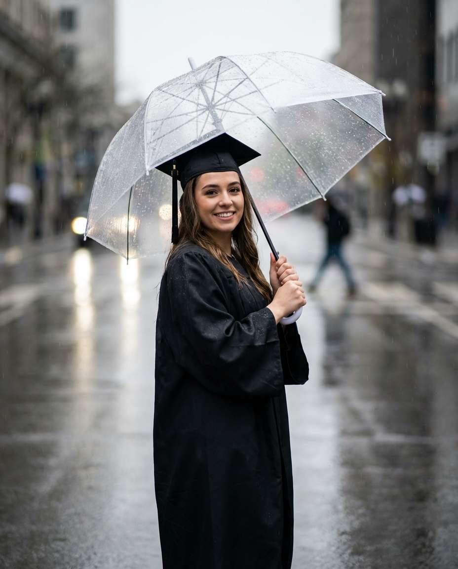 rainy day triumph photo