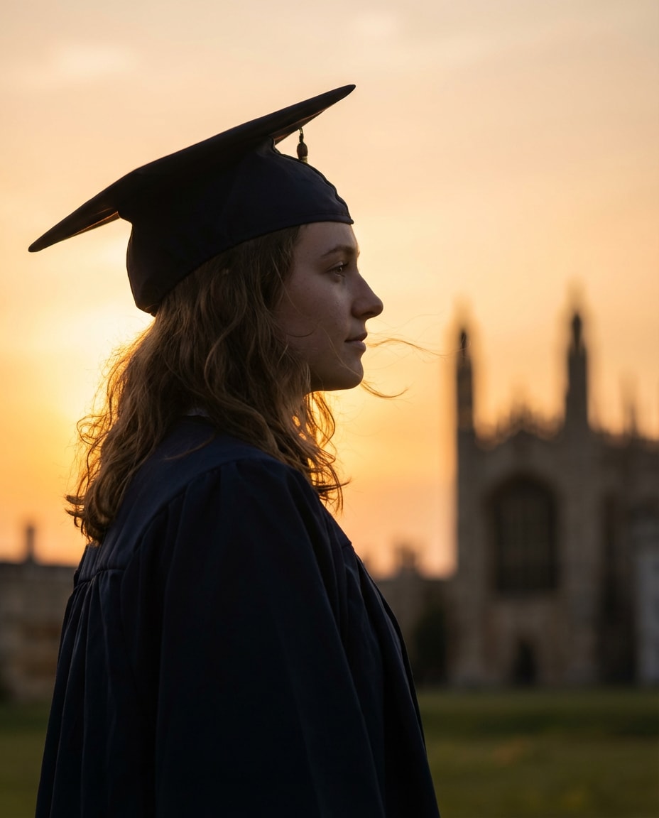 golden hour side profile photo