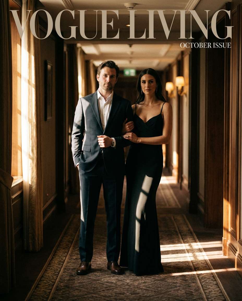 hotel hallway editorial photo